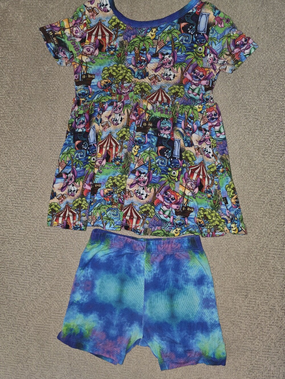 Sugar Swan OG Stitch Peplum And Shorts